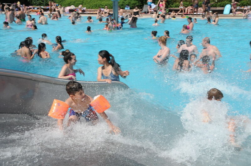 Freibad Reutlingen Pfingsten 2014