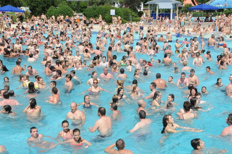 Freibad Reutlingen Pfingsten 2014
