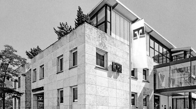 Die Volksbank Münsingen.