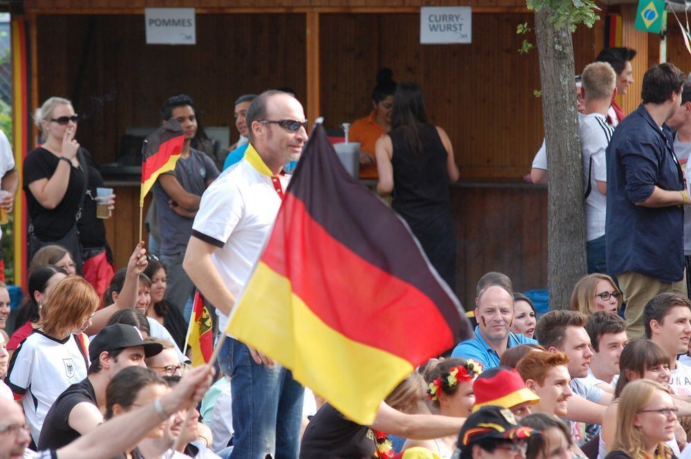 Fußball WM 2014 Deutschland - Portugal Metzingen