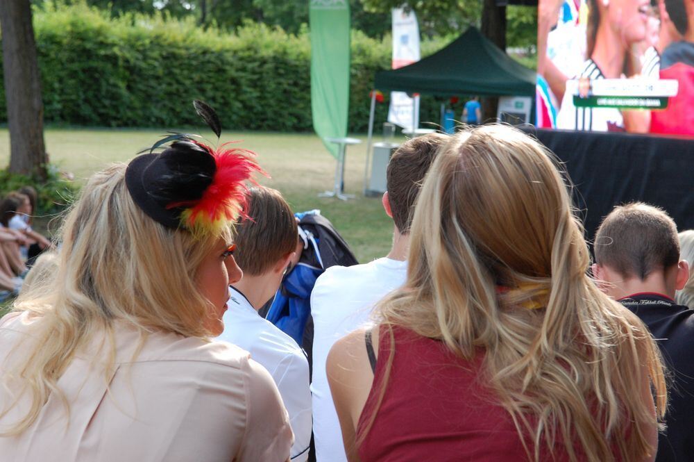 Fußball WM 2014 Deutschland - Portugal Metzingen