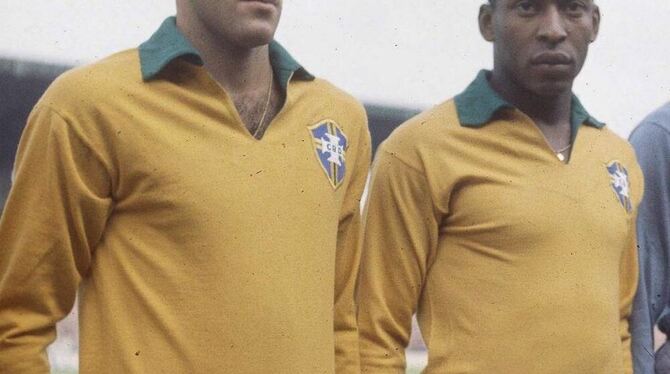 Die Geschichte von Garrincha (links) und Pelé steht bis heute für die Entwicklung Brasiliens, für die dramatische Schere zwische
