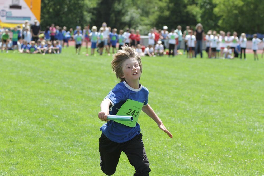 Jugend trainiert für Olympia Kreisfinale 1. Juli 2014 Pliezhausen