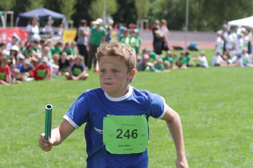 Jugend trainiert für Olympia Kreisfinale 1. Juli 2014 Pliezhausen