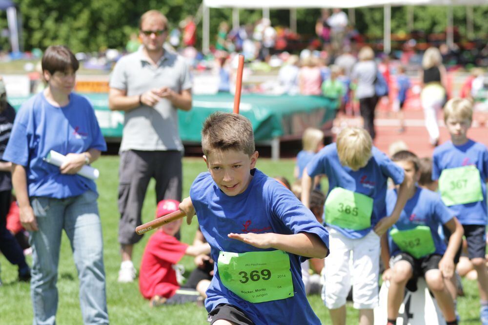 Jugend trainiert für Olympia Kreisfinale 1. Juli 2014 Pliezhausen