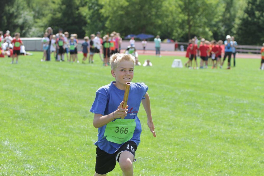 Jugend trainiert für Olympia Kreisfinale 1. Juli 2014 Pliezhausen