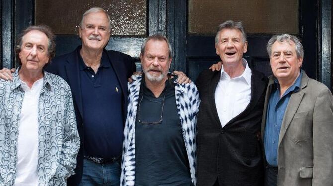 Eric Idle, John Cleese, Terry Gilliam, Michael Palin und Terry Jones (l-r) können es immer noch. Foto: Daniel Leal-Olivas