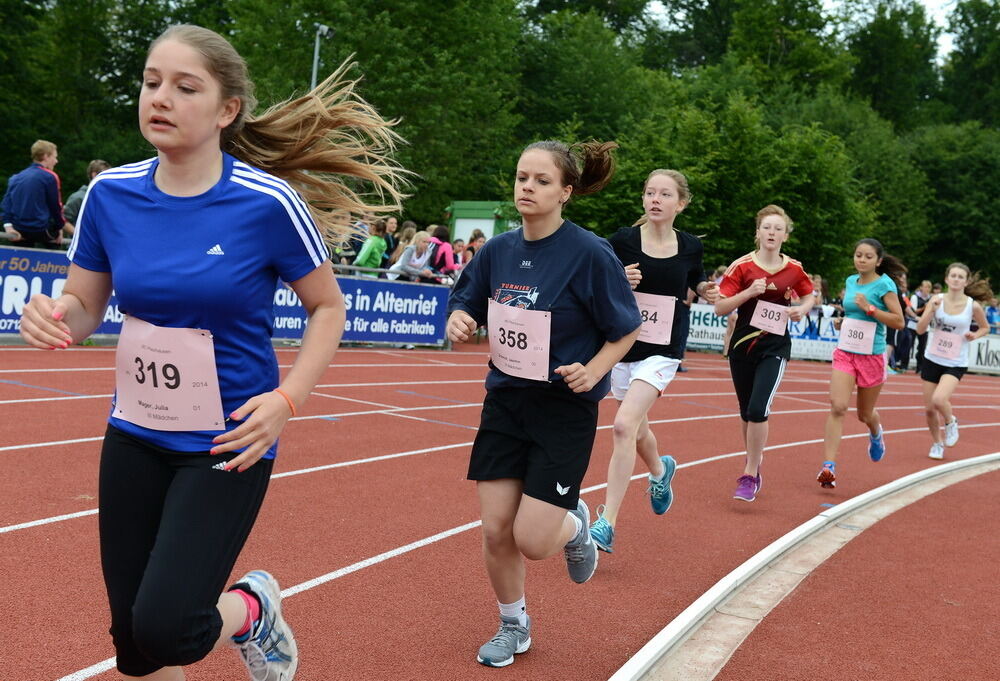 Jugend trainiert für Olympia Kreisfinale 2. Juli 2014 Pliezhausen