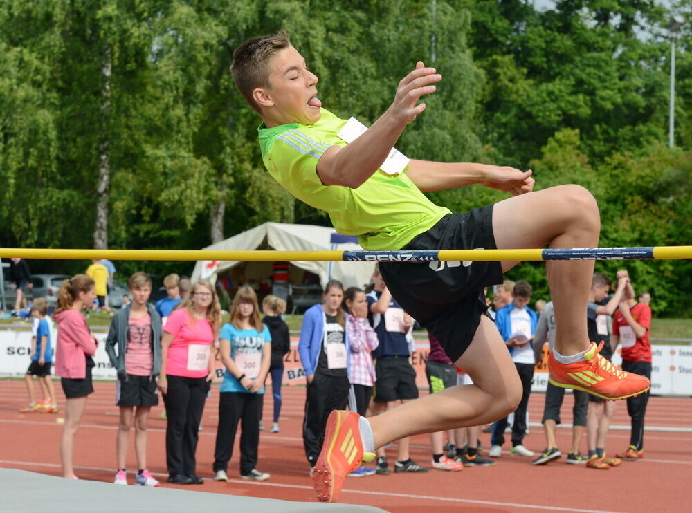 Jugend trainiert für Olympia Kreisfinale 2. Juli 2014 Pliezhausen