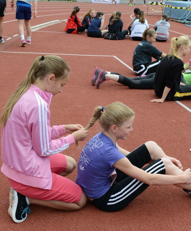 Jugend trainiert für Olympia Kreisfinale 2. Juli 2014 Pliezhausen