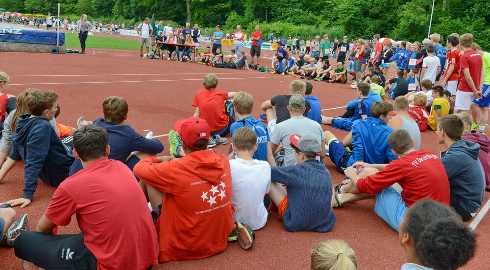 Jugend trainiert für Olympia Kreisfinale 2. Juli 2014 Pliezhausen