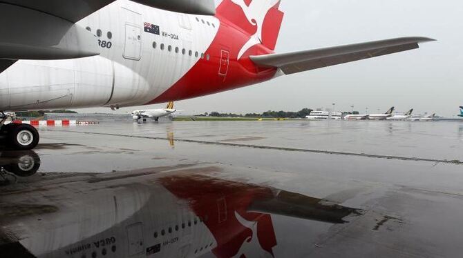 Qantas sprach von einem »Leck«. Foto: Stephen Morrison/Archiv