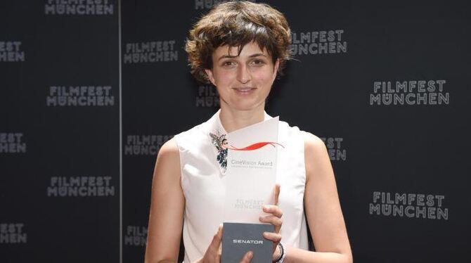 Die italienische Regisseurin Alice Rohrwacher gewann den CineVision Award. Foto: Felix Hörhager