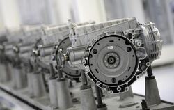 Volkwagen-Getriebe im VW Werk Baunatal (Hessen). Der deutsche Wachstummotor stottert. Foto: Uwe Zucchi