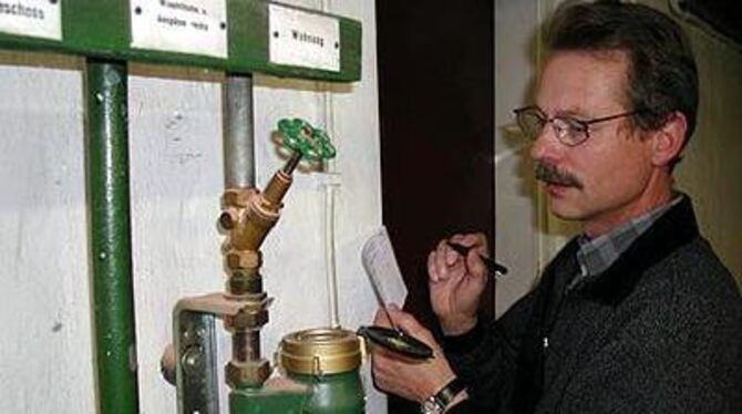 Jeder Kunde der Stadtwerke Münsingen ist künftig sein eigener Ableser und Werner Goller optimistisch, dass von diesem Herbst an