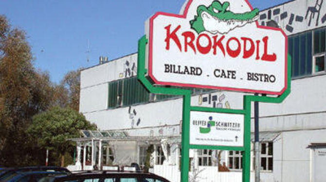 Die Gaststätte &raquo;Krokodil&laquo; am Ortseingang von Mössingen war am Montag Tatort eines Überfalls. GEA-FOTO: CO