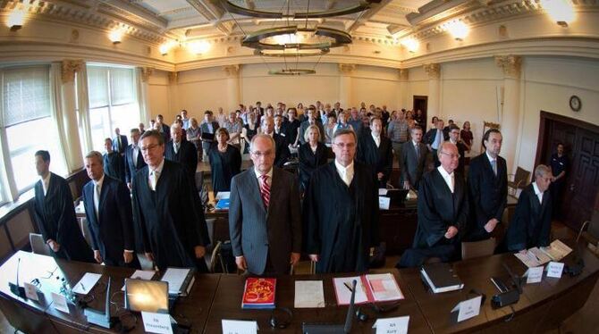 Nonnenmacher und fünf weitere Vorstandsmitglieder standen vor Gericht. Foto: Christian Charisius