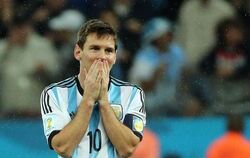 Lionel Messi war nach dem Spiel sprachlos glücklich. Foto: Diego Azubel
