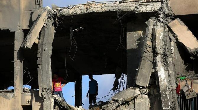 Israel forderte Bewohner im nördlichen Gazastreifen zum Verlassen ihrer Häuser auf. Foto: Mohammed Saber