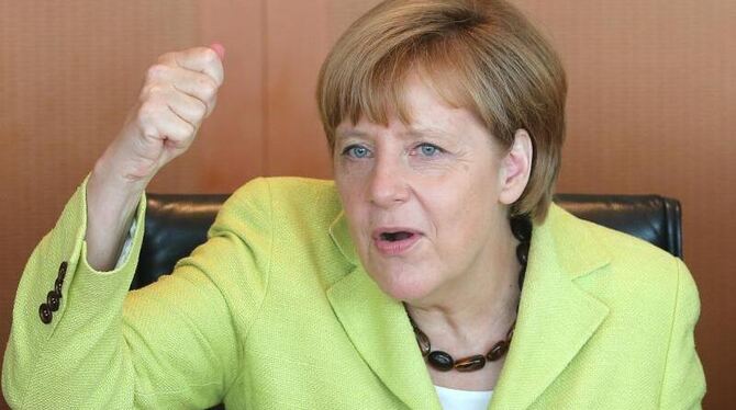 Angela Merkel feiert runden Geburtstag. Foto: Wolfgang Kumm