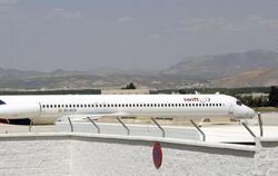 Eine McDonnell Douglas der Gesellschaft Swiftair: Wie das spanische Unternehmen erklärte, handelt es sich um eine Maschine de