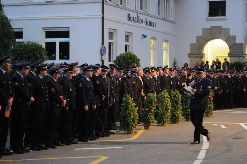 Kreisbrandmeisters Karl Hermann verabschiedet