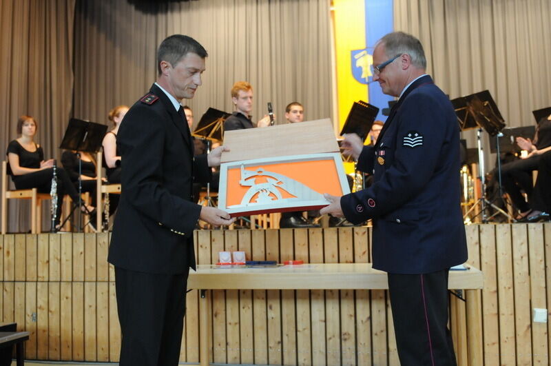 Kreisbrandmeisters Karl Hermann verabschiedet