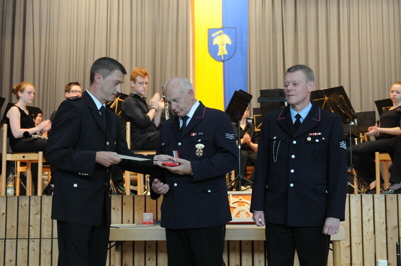 Kreisbrandmeisters Karl Hermann verabschiedet