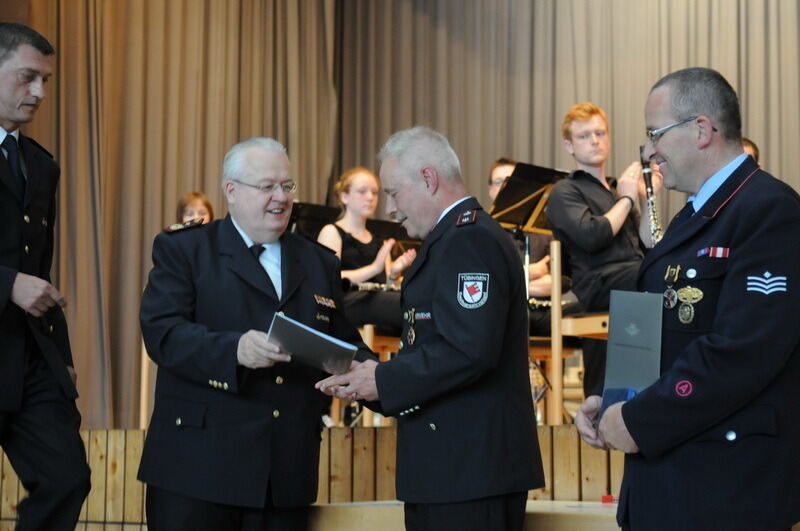 Kreisbrandmeisters Karl Hermann verabschiedet