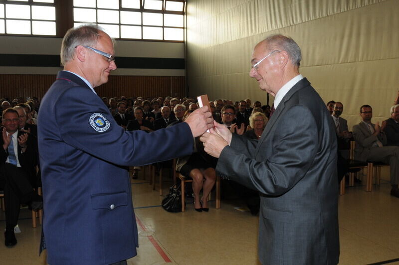 Kreisbrandmeisters Karl Hermann verabschiedet