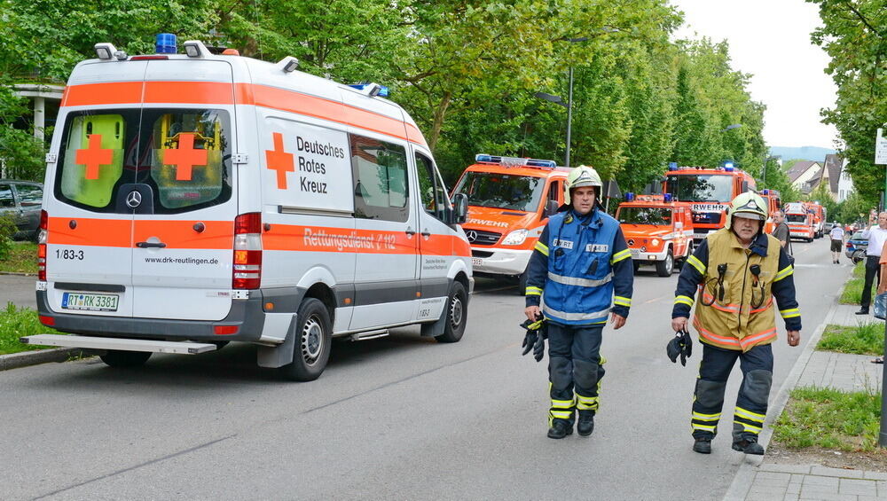Brandalarm Altenheim Ringelbachstraße Reutlingen