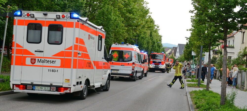 Brandalarm Altenheim Ringelbachstraße Reutlingen