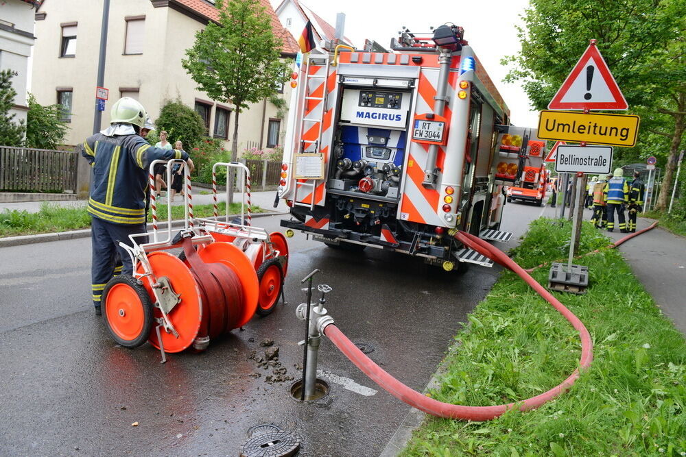 Brandalarm Altenheim Ringelbachstraße Reutlingen