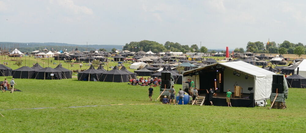 Bundeslager der Pfadfinder auf dem Schachen Buttenhausen