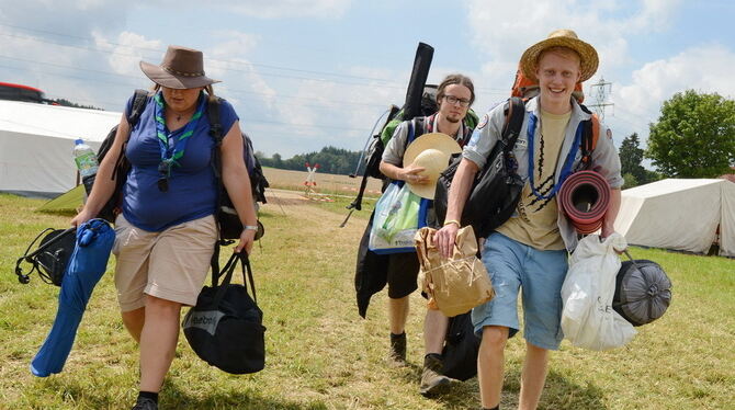 Bundeslager der Pfadfinder auf dem Schachen Buttenhausen