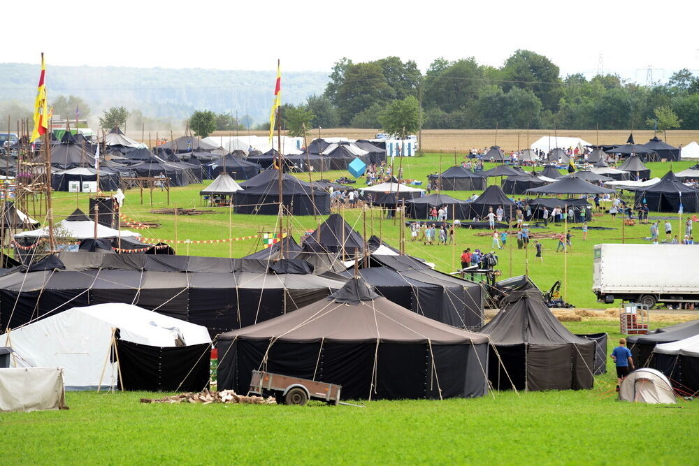 Bundeslager der Pfadfinder auf dem Schachen Buttenhausen