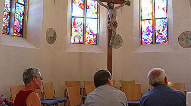 Meditatives Erleben biblischer Geschichten war Teil der Exkursion des evangelischen Kreisbildungswerkes zu Kirchen im Kreis. FOT