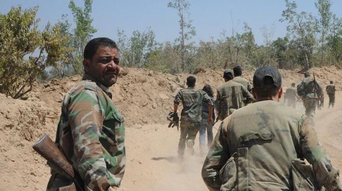 Die syrischen Regierungstruppen gaben ihre letzte Bastion in der östlichen Provinz Al-Rakka auf. Foto: Sana/Archiv