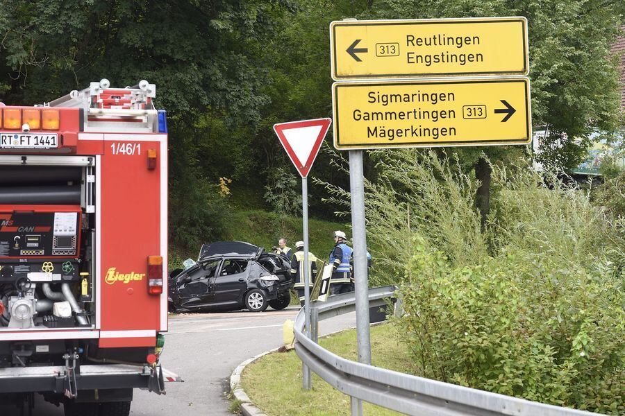 Horror-Unfall auf der B313 bei Trochtelfingen
