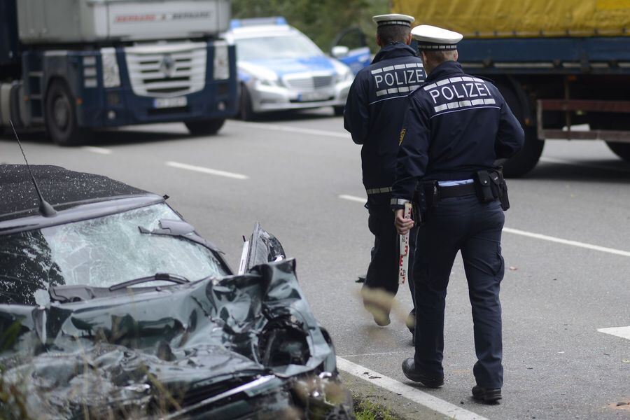 Horror-Unfall auf der B313 bei Trochtelfingen