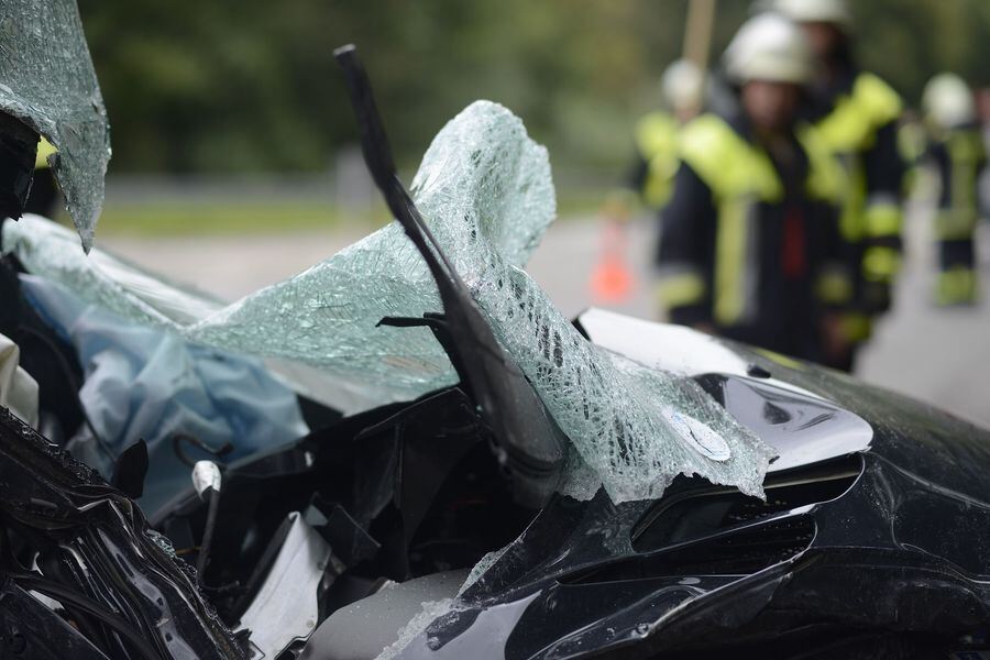 Horror-Unfall auf der B313 bei Trochtelfingen