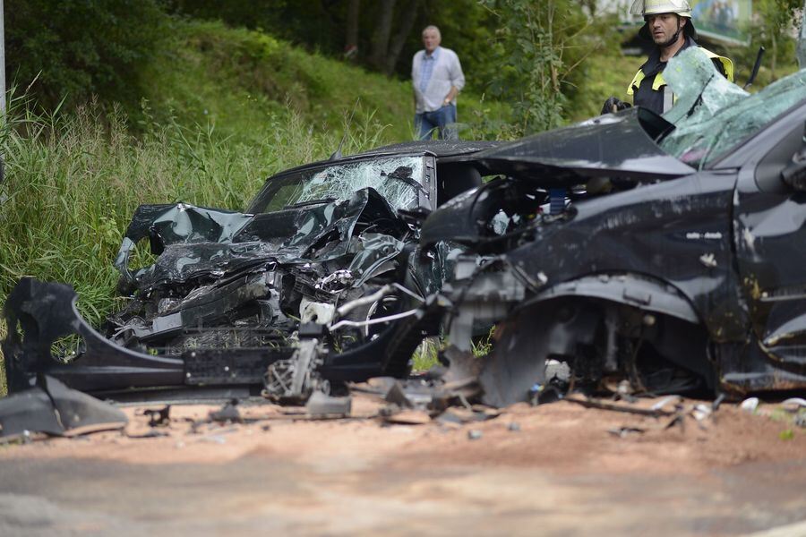 Horror-Unfall auf der B313 bei Trochtelfingen