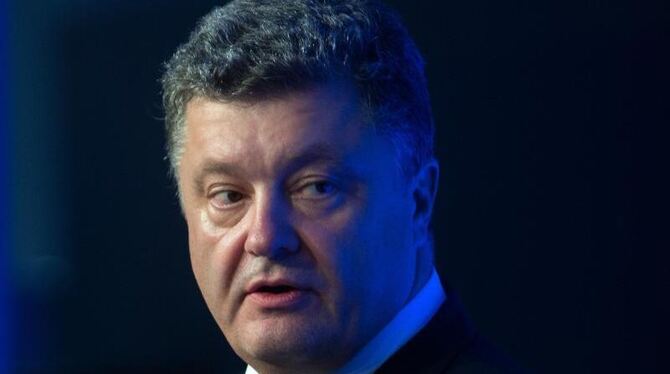 Der ukrainische Präsident Petro Poroschenko hat den Einsatz von Drohnen erlaubt. Foto: Maurizio Gambarini
