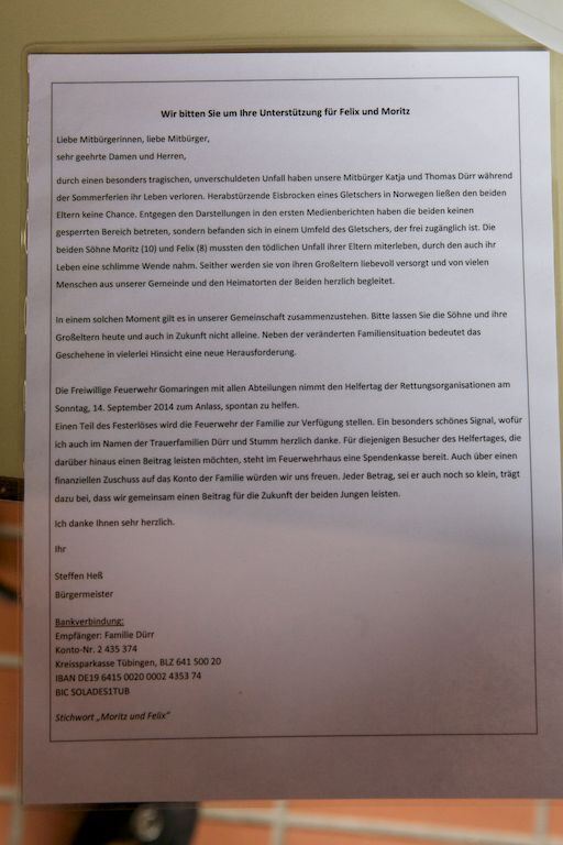 Helfertag Gomaringen 2014