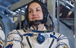 Jelena Serowa ist als erste Kosmonautin auf der ISS angekommen. Foto: Roman Sokolov/RIA Novosti