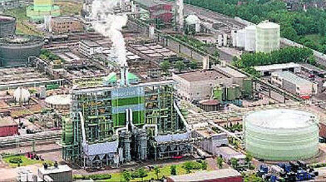 Blick auf das ehemalige Gelände der Hoechst AG.
FOTO: DPA Blick auf das ehemalige Gelände der Hoechst AG.
FOTO: DPA