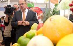 Der Bundesminister für Ernährung und Landwirtschaft, Christian Schmidt (CSU) auf dem Landwirtschaftlichen Hauptfest in Stuttgart