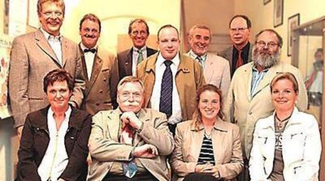 Der neue Betzinger Ortschaftsrat: In der ersten Reihe von links Dagmar Krause, Hagen Kluck, Stephanie Steuckardt, Gabriele Rudol