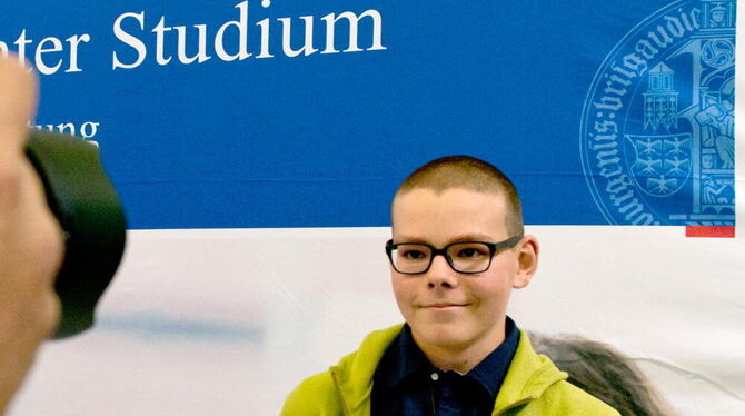 Der 14-Jährige Bastian Eichenberger ist der jüngste Student Baden-Württembergs.