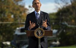 US-Präsident Obama: «Wir wollen unser medizinisches Personal nicht entmutigen, an die Front zu gehen und zu helfen.» Foto: Sh